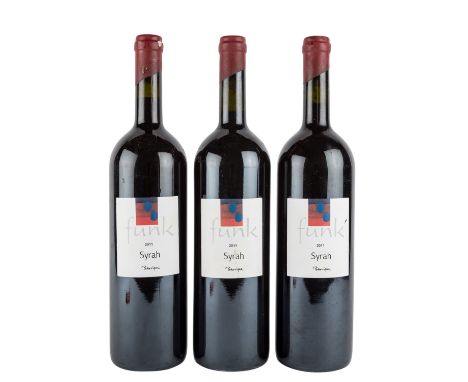FRITZ FUNK 3 Magnumflaschen AUSLESE, SYRAH, BARRIQUE, 2011 Region: Baden, Deutschland, Rebsorte: Syrah, 14,5% Vol. 1500 ml, F