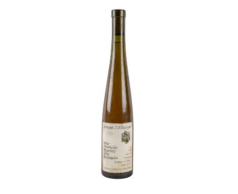 JÜRGEN ELLWANGER 1 Flasche Winterbacher Hungerberg Silcher Beerenauslese 1990, Region: Winterbach, Baden-Württemberg, Deutsch