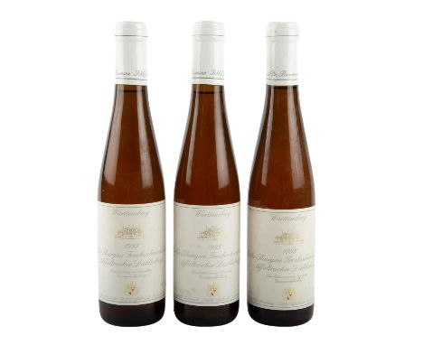 SCHLOSS AFFALTRACH 3 Flaschen Affaltracher Dieblesberg 1993, Region: Affltrach, Baden-Württemberg, Deuschland, Rebsorte: Cuvé