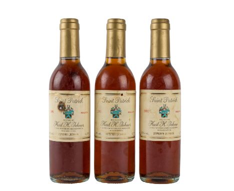 SAINT PATRICK KARL H. JOHNER 3 Flaschen Deutscher Likörwein 1991, Region: Kaiserstuhl, Baden-Württemberg, Deutschland, Rebsor