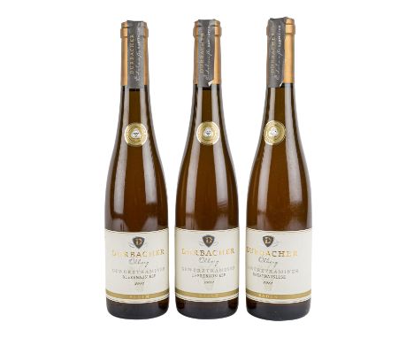 DURBACHER ÖLBERG 3 Flaschen "Gewürztraminer Beerenauslese" 2012 Region: Baden, Deutschland, Rebsorte: Gewürztraminer, 500 ml,