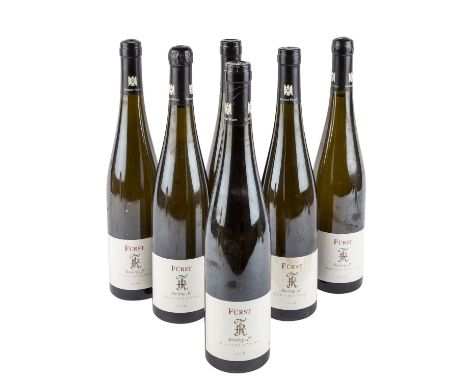 RUDOLF FÜRST 6 Flaschen Centgrafenberg 2008, Region: Franken, Bayern, Deutschland, Rebsorte: Riesling "R", % Vol., 750 ml, Fü