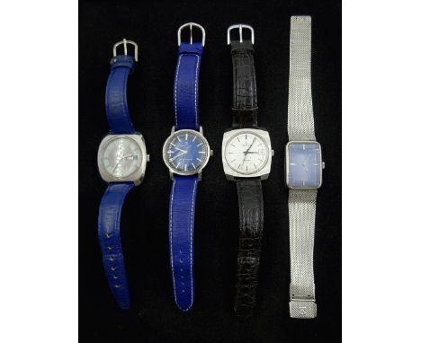 Winegartens Ltd gentleman's stainless steel automatic wristwatch, Certina Argonaut manual wind wristwatch and two Lavre-Leuba