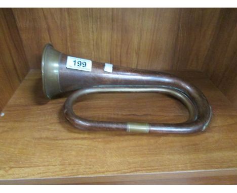 A copper bugle.