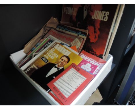 19 copies of Records Magazine 1964-66/ Decca booklets of classical releases mid 60's/ Decca Music guides/ 2 x Kathy Kirby pro