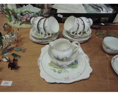 A vintage Roslyn tea service 