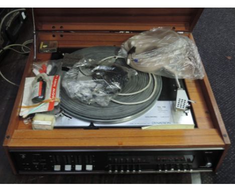 A vintage Dynatron SRX 30C table top radiogram