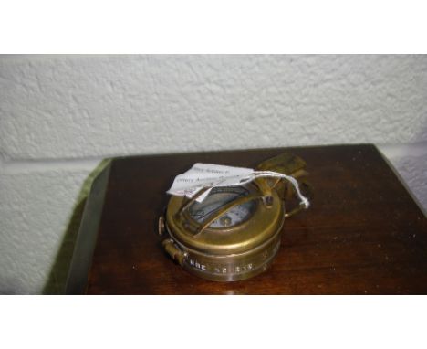 Brass antique style marching compass