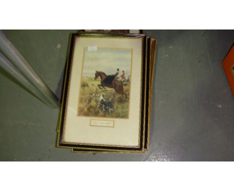 Assorted hunting prints