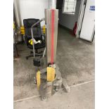 Mechandling Model 732, Adjustable Bottle/Canister lifter, manual hydraulic, SS, 50 Kg, Mobile. YOM 2
