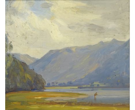 John William Howey (Staithes Group 1873-1938): Lake District scene, oil on panel signed 29cm x 33cm Condition Report Click he