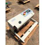Used- Continuous Band Sealer with variable speed and temperature. Overall Approximate Dimensions: 22