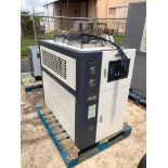 Used- JACG Industrial Chiller, model JC-5AD. Driven by 750w motor. Overall Approximate Dimensions: 6