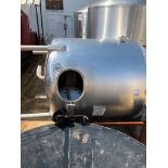 Used- Approximately 1000 gallon ss tank. Overall Approximate Dimensions: 72" x 105"