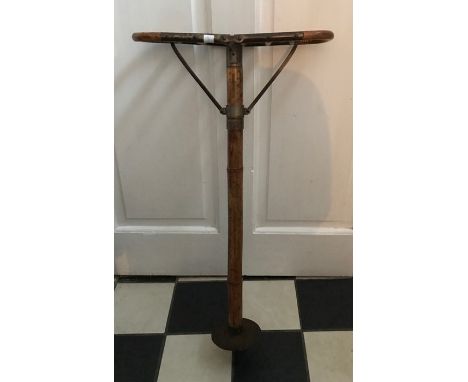 A 19thC French bamboo shooting stick - 80cms h