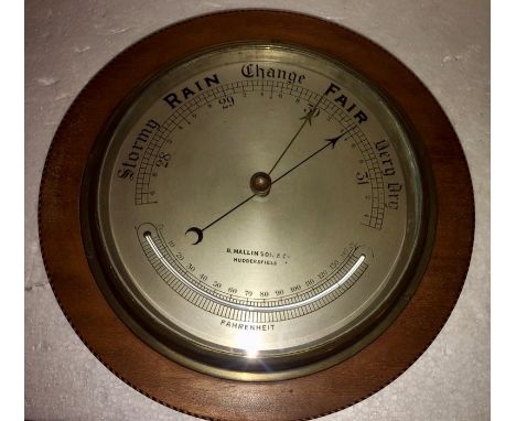 Aneroid barometer B.Mallinson, Huddersfield.