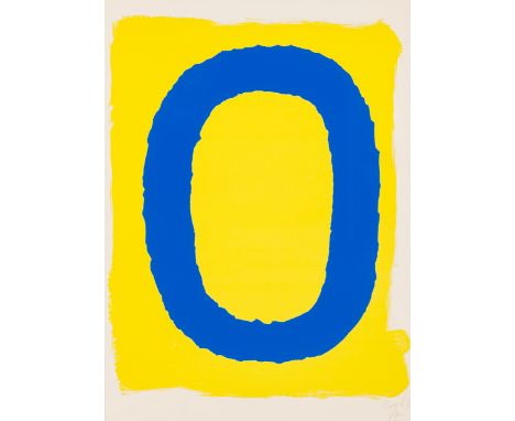 Bram Bogart (1921-2012): Untitled, lithograph in colours, ed. 76/100, dated (19)74Work: ca. 70 x 50 cm Frame: 92 x 72 cm