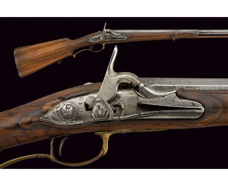 A percussion gun by G. B. Croce dating: second quarter of the 19th Century provenance: Italy Smooth, two-stage, octagonal and