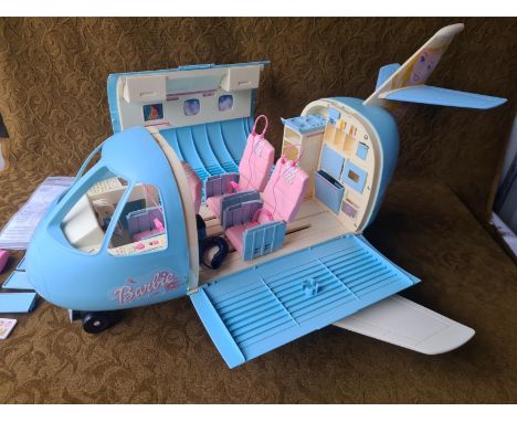 Barbie large aeroplane by Mattel circa 2000 with all accessories.  In as new and unused condition.