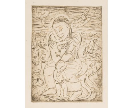 GEORG EHRLICH* (Wien 1897 - 1966 Luzern)Mütterliche LiebeLithografie/Papier 23,4 x 16,9 cmSCHÄTZPREIS / ESTIMATE °€ 300 - 600