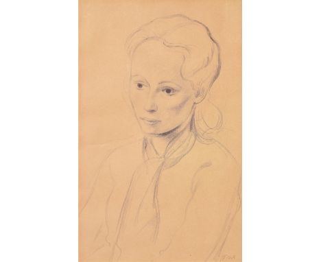 JOSEF FLOCH* (Wien 1894 - 1977 New York)DamenportraitKreide/Papier 40,5 x 25,5 cmsigniert J FlochSCHÄTZPREIS / ESTIMATE € 600