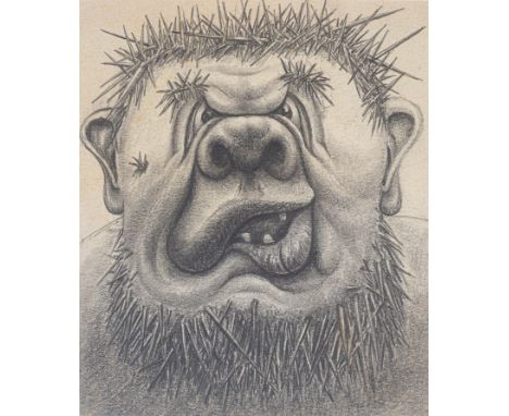 LEOPOLD LÖWY (Wien 1871 - 1940 Wien)StachelhaarBleistift/Papier 13,8 x 12 cmSCHÄTZPREIS / ESTIMATE € 400 - 800STARTPREIS / ST