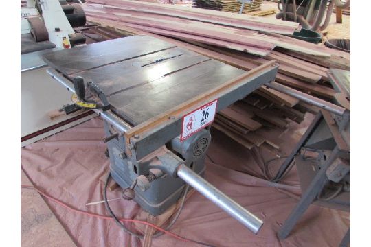 delta rockwell table saw vintage machinery