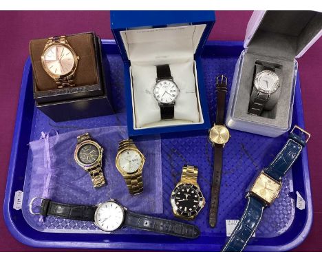 A Collection of Modern Wirstwatches, to include Rotary, DKNY, Olivia Burton, Sekonda, Citizen Eco-Drive, Michael Kors MK-4301