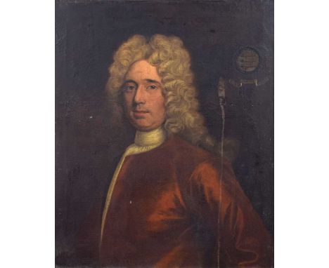 English School (early 18th century) Portrait of Charles Bertie II of Uffington (1674-1730), bust length, in a red coat Unsign