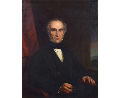British School (19th century) Portraits of John and Margaret McEwan Unsigned, oil on canvas (2).each 90cm x 70cm (35.5in x 27