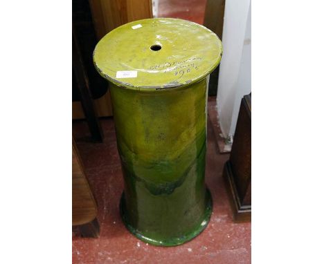 Ceramic jardinière stand - Signed