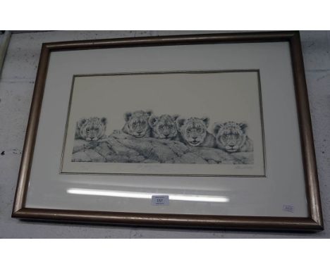 L/E & signed print - The young ones