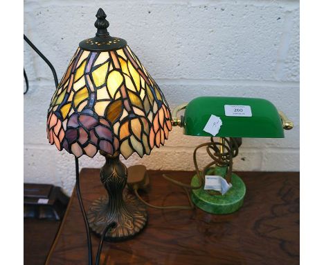 Tiffany style table lamp and desk lamp
