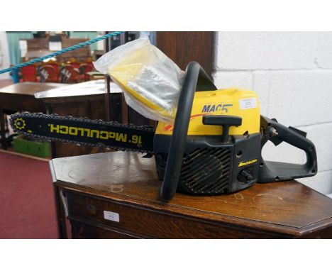 Working McCulloch chainsaw