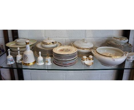 Large collection of assorted china to include Bunikins and Wade (whole shelf)