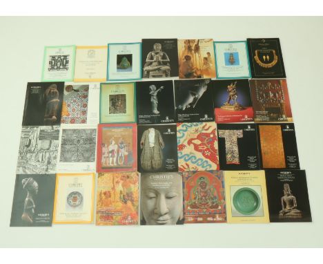 A collection of auction catalogues; mainly Christie's, Asian Art - Tribal.