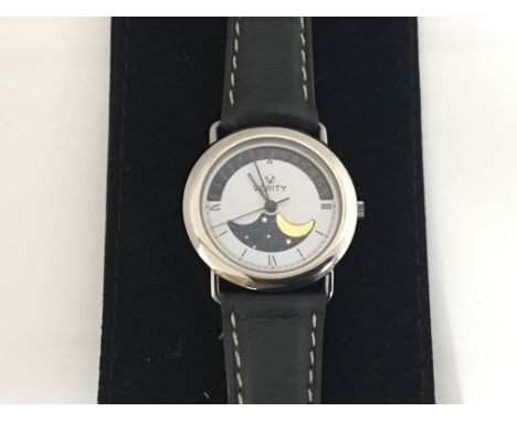 A Verity Midi Watch the dial with moon roller face. Working order and good condition. Postage to the U.K. is £15.