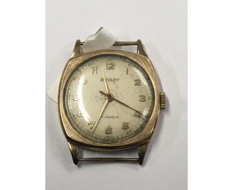 A 1950s Vintage 9ct Gold midi Rotary watch 17 Jewel. Working order. Postage to the U.K. is £15.