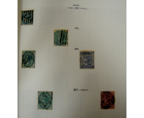 An album of stamps to include India Jaipur state 1947-48 Silver Jubilee together with Kenya, Uganda and Tanganjika