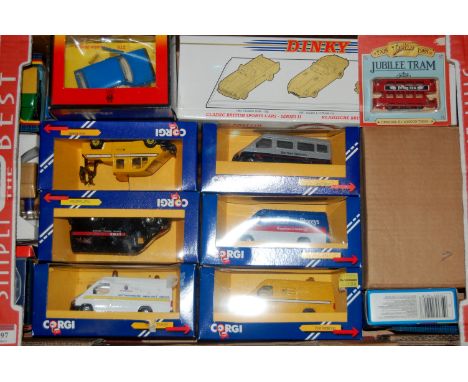 A large collection of assorted boxed diecast vehicles to include Corgi and Dinky etc