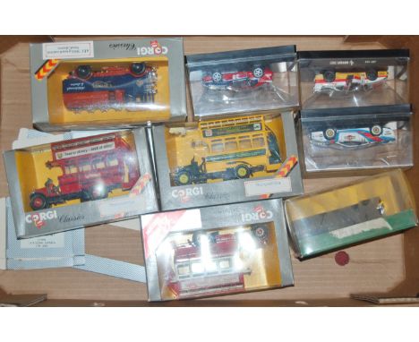 A large collection of assorted boxed Corgi Classics diecast toy vehicles
