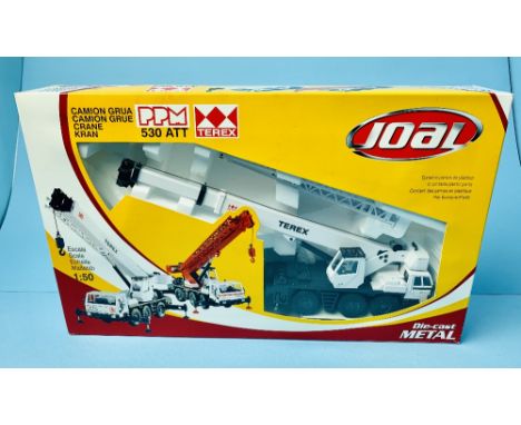 Joal Die-Cast 1/50 Scale 168 PPM 530 ATT Telescopic Crane Terex Livery Boxed