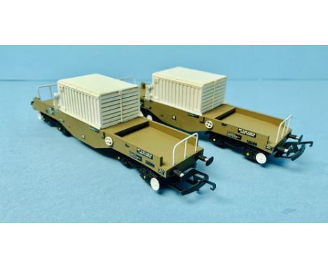 2x OO Gauge Nuclear Flask Wagons