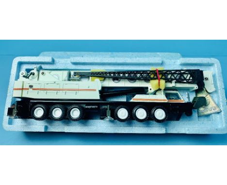 NZG Die-Cast 1/55 Scale No.152/02 Grove TM 1400 Mobile Crane finished in White and Black Boxed