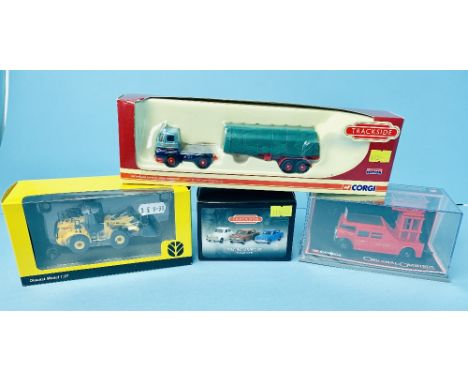 4x Assorted OO Scale / 1:87 New Holland Digger &amp; Assorted Vehicles All Boxed