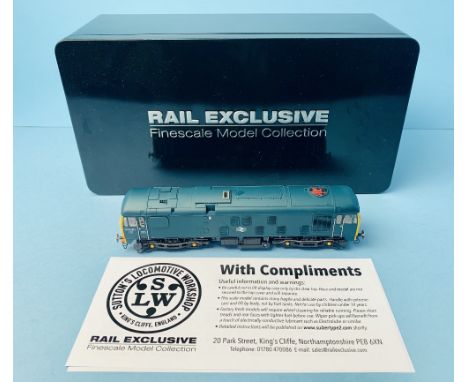 Sutton Loco Works Rail Exclusive Fine Scale BR Blue Class 24 081 with Digital DCC Sound Boxed with Detail Pack &amp; Paperwor