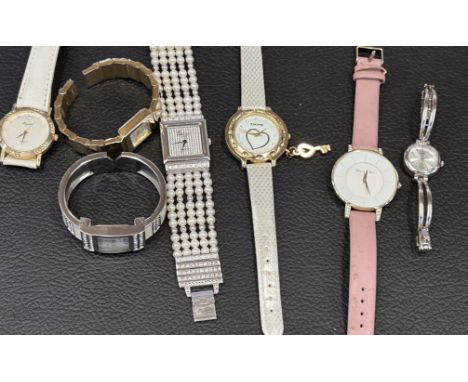 7 Ladies Fashion Watches incl; Joan Rivers Bangle Watch