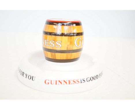 Ceramic Guiness ashtray 