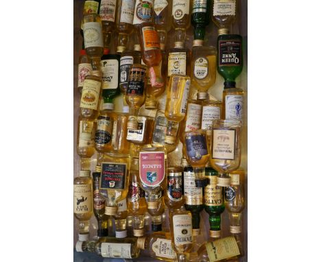 Large collection of miniature scotch whisky 