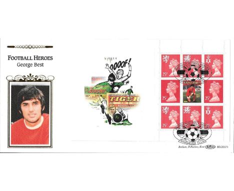 1996 FOOTBALL HEROES POSTAL COVERS X 4 INC'S GEORGE BEST &amp; BOBBY MOORE